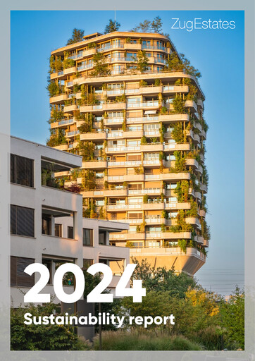 Thumbnail Zug Estates Holding Sustainability Report 2024