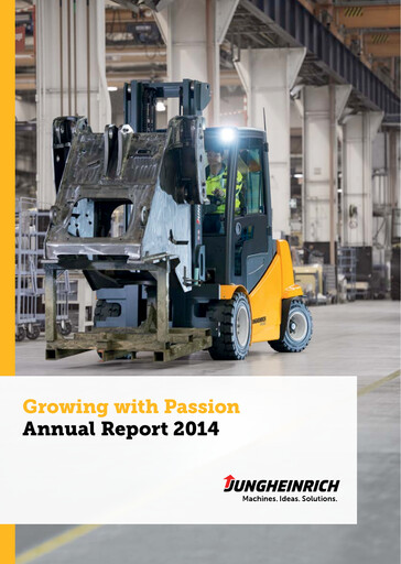 Miniature Jungheinrich Rapport annuel 2014
