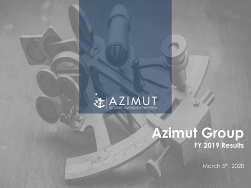 Vorschaubild Azimut Holding Finanzbericht 2019
