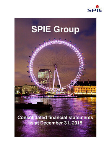 Miniature SPIE Bilan financier 2015
