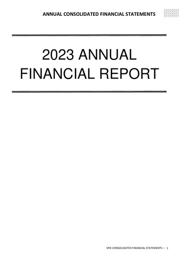 Miniature SPIE Bilan financier 2023
