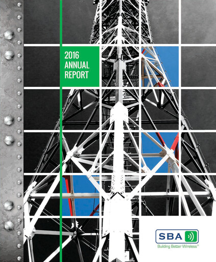 Thumbnail SBA Communications Annual Report 2016