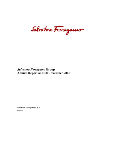 Vorschaubild Salvatore Ferragamo Jahresbericht 2015