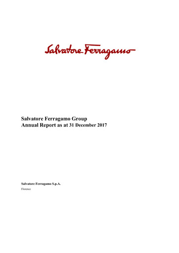 Vorschaubild Salvatore Ferragamo Jahresbericht 2017