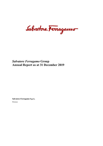 Vorschaubild Salvatore Ferragamo Jahresbericht 2019