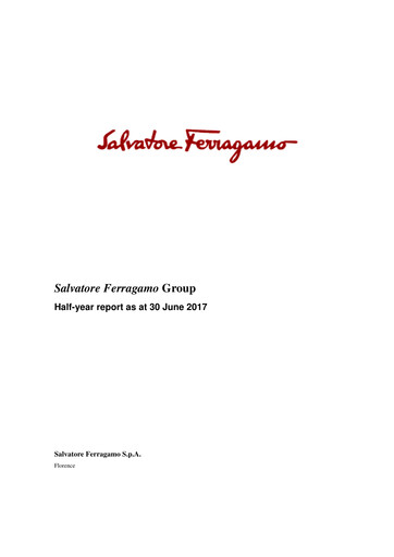 Miniature Salvatore Ferragamo Rapport semestriel 2017-h1