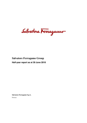 Miniature Salvatore Ferragamo Rapport semestriel 2018-h1