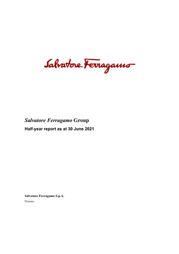 Miniature Salvatore Ferragamo Rapport semestriel 2021-h1