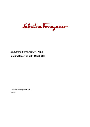 Thumbnail Salvatore Ferragamo Quarterly Report 2021-q1
