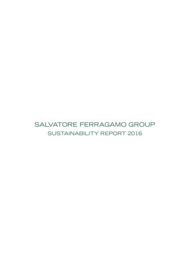 Thumbnail Salvatore Ferragamo Sustainability Report 2016