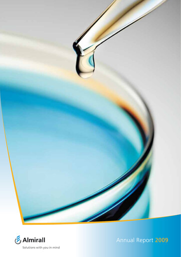 Vorschaubild Almirall Jahresbericht 2009