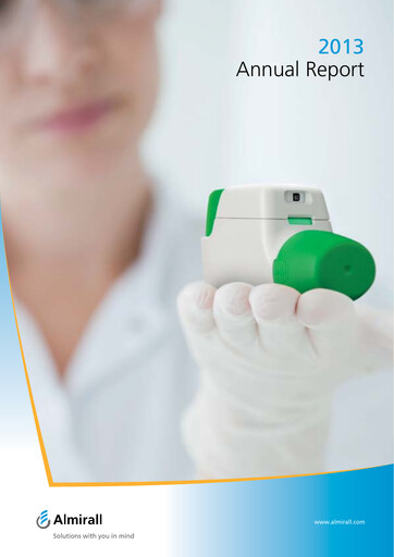 Vorschaubild Almirall Jahresbericht 2013
