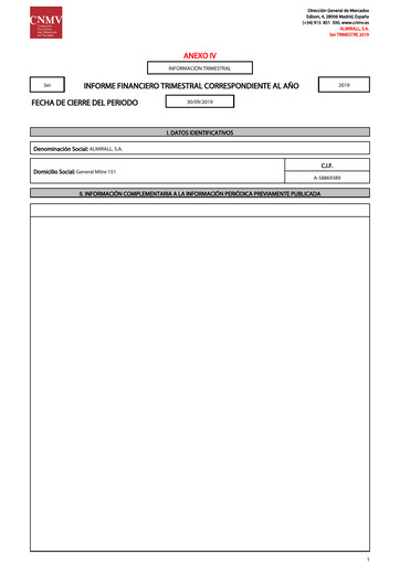 Vorschaubild Almirall Quartalsbericht 2019-q3