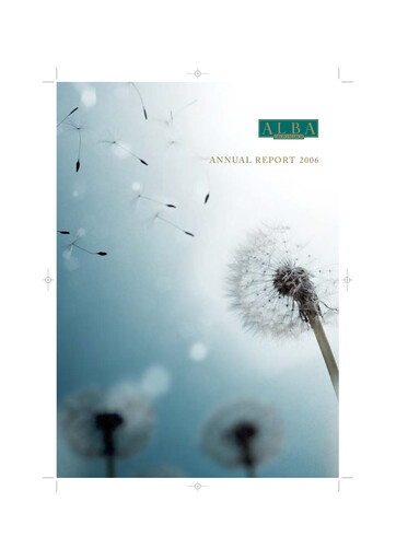 Thumbnail Corporación Financiera Alba Annual Report 2006