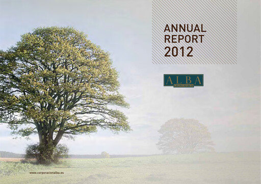 Thumbnail Corporación Financiera Alba Annual Report 2012