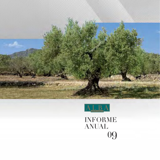 Thumbnail Corporación Financiera Alba Annual Report 2009