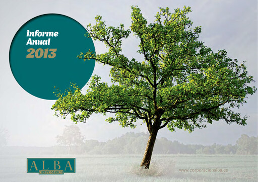 Thumbnail Corporación Financiera Alba Annual Report 2013