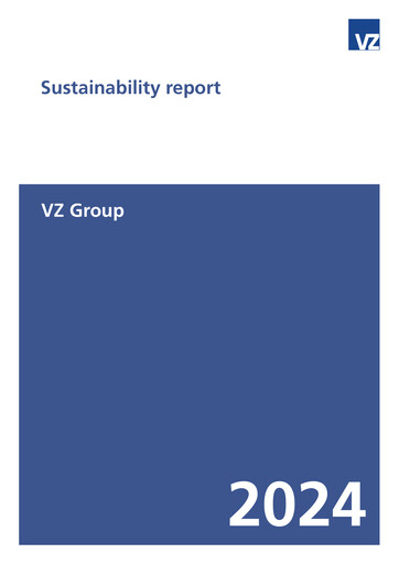 Thumbnail VZ Holding Sustainability Report 2024
