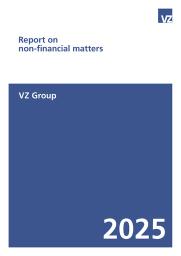 Miniature VZ Holding Rapport de durabilité 2025