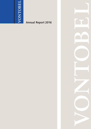 Thumbnail Vontobel Annual Report 2016