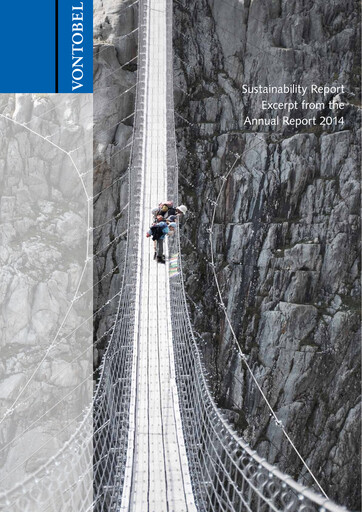Vorschaubild Vontobel Nachhaltigkeitsbericht 2014