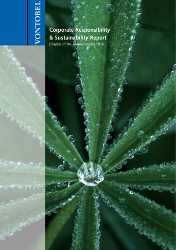 Vorschaubild Vontobel Nachhaltigkeitsbericht 2016