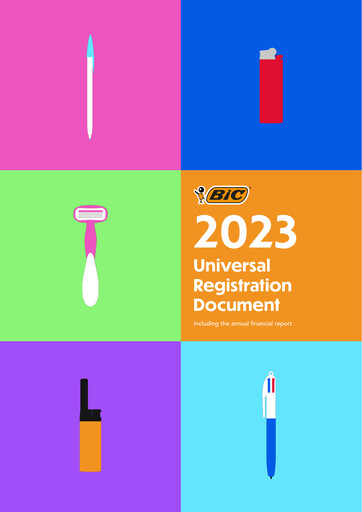 Miniature BIC Document d'enregistrement universel 2023