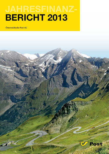 Vorschaubild Österreichische Post
 Finanzmitteilung 2013