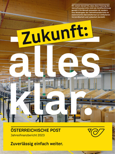 Vorschaubild Österreichische Post
 Finanzmitteilung 2023