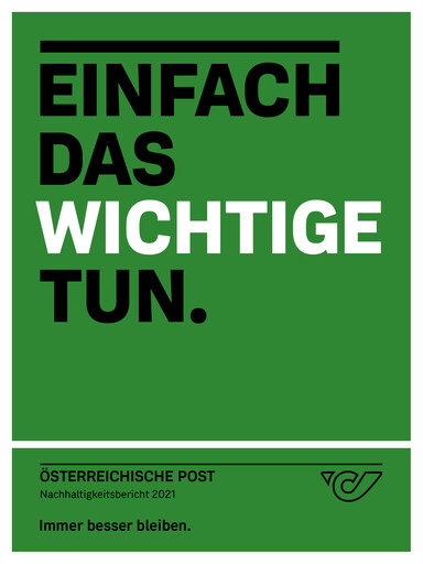 Thumbnail Österreichische Post
 Sustainability Report 2021