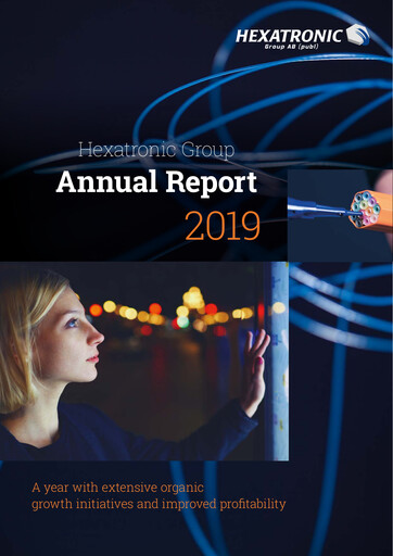 Thumbnail Hexatronic Group AB Annual Report 2019