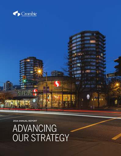 Thumbnail Crombie Real Estate Investment Trust Annual Report 2014