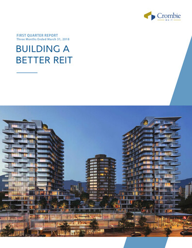 Thumbnail Crombie Real Estate Investment Trust Quarterly Report 2018-q1