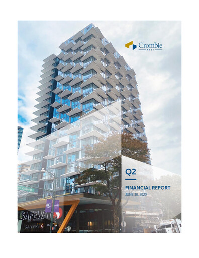 Thumbnail Crombie Real Estate Investment Trust Quarterly Report 2020-q2