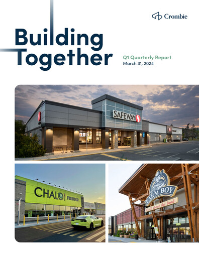Thumbnail Crombie Real Estate Investment Trust Quarterly Report 2024-q1