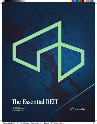 Vorschaubild Crombie Real Estate Investment Trust Quartalsbericht 2026-q1