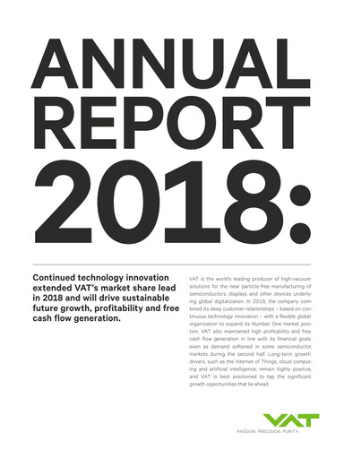 Thumbnail VAT Group Annual Report 2018