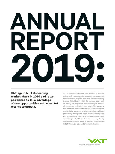 Thumbnail VAT Group Annual Report 2019