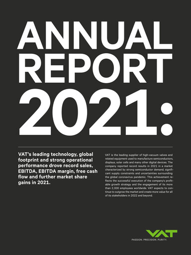 Thumbnail VAT Group Annual Report 2021