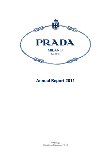 Thumbnail Prada Annual Report 2011