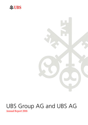 Thumbnail UBS Annual Report 2016