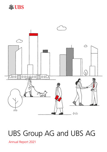Thumbnail UBS Annual Report 2021