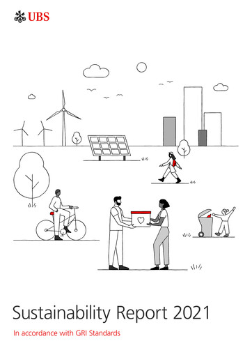 Thumbnail UBS Sustainability Report 2021