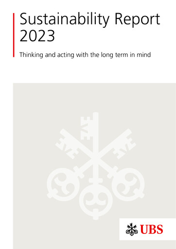 Thumbnail UBS Sustainability Report 2023