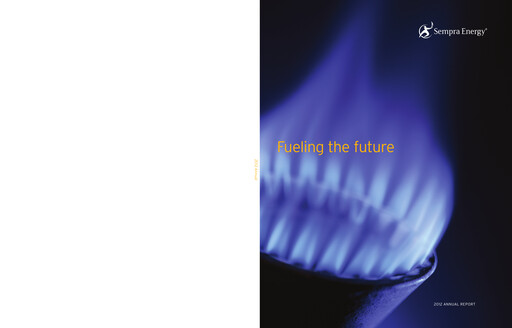 Thumbnail Sempra Annual Report 2012