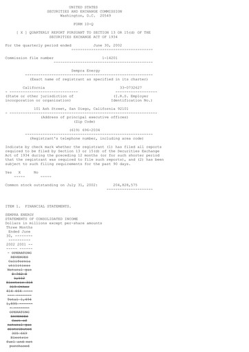 Vorschaubild Sempra Quartalsbericht 2002-q2