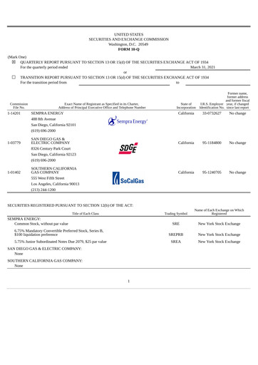 Vorschaubild Sempra Quartalsbericht 2021-q1
