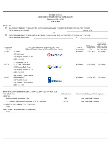 Thumbnail Sempra Quarterly Report 2025-q2