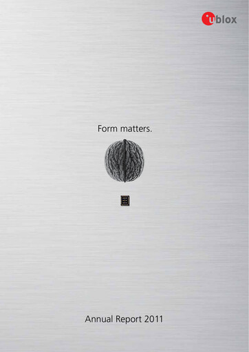 Thumbnail u-blox
 Annual Report 2011