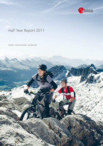 Thumbnail u-blox
 Half-year Report 2011-h1